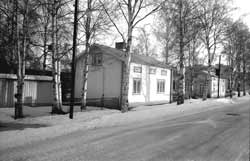 Omkring 1970. Huset flyttades till Norrmalm, Malmgatan 17