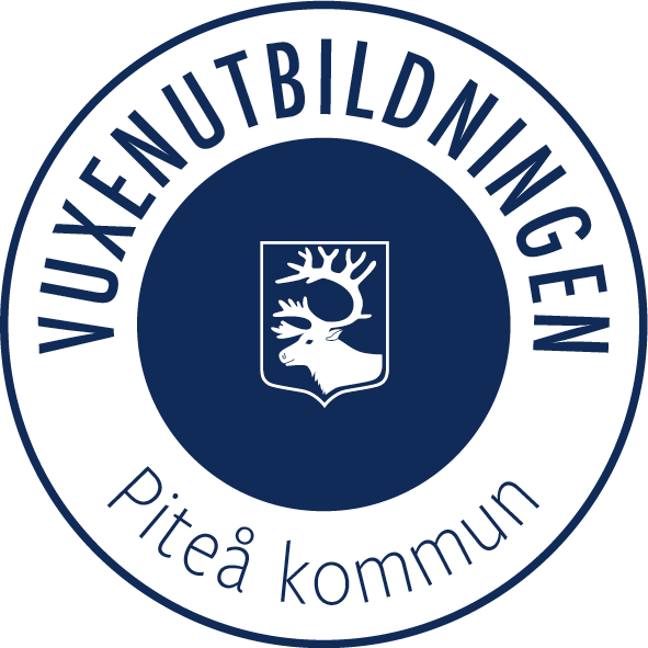 Vuxenutbildningens logotype Piteå kommun