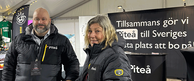 Kommunalråd Patric Lundström och kommunchef Yvette Axelsson medverkade vid eventet på Skansen.