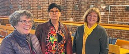 Maria Eriksdotter, ordförande, Neuroförbundet Piteå älvdal, Christina Eriksson, kassör, Parkinson Piteå och Siv Lundström, ordförande, Parkinson Piteå var alla nöjda med dagens workshop. 