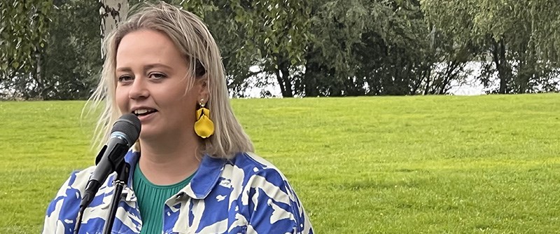 Kata Nilsson, kommunalråd, tackade vikarier och medarbetare för sommarens arbete.