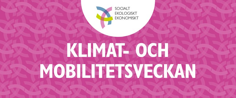 Klimat- och mobilitetsveckan genomförs 13-22 september.