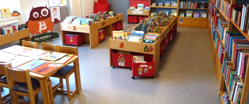 Barnhörnan på Sjulnäs bibliotek